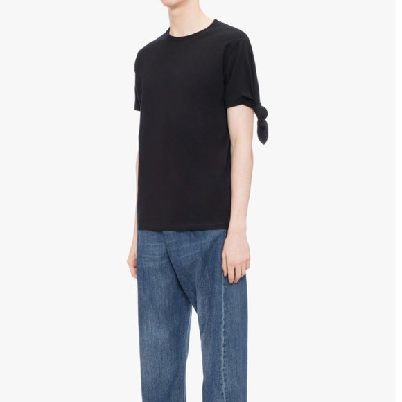 Unisex JW Anderson Black Single Knot T-Shirt - Picture 1 of 8